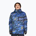 Jachetă de snowboard pentru bărbați DC Propaganda angled tie dye royal blue