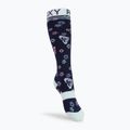 Șosete de snowboard pentru copii ROXY Frosty 2021 medieval blue neo logo