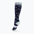 Șosete de snowboard pentru copii ROXY Frosty 2021 medieval blue neo logo 2