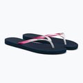 Flip flop pentru femei ROXY Viva Gradient 2021 navy/ orange 4