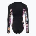 Costum de baie dintr-o singură piesă pentru femei ROXY Active Onesie 2021 anthracite zebra jungle 2