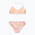 Costum de baie din două piese pentru copii ROXY Joyful Ride Triangle Bra Set 2021 flax hibiscus heat 5