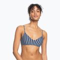 Costum de baie top ROXY Into The Sun Athletic Triangle 2021 mood indigo novela stripe vert 2