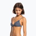 Costum de baie top ROXY Into The Sun Fix Tiki Triangle 2021 mood indigo novela stripe vert 7