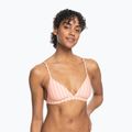 Costum de baie top ROXY Into The Sun Fix Tiki Triangle 2021 papaya punch novelta stripe h 4