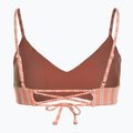 Costum de baie top ROXY Into The Sun Athletic Triangle 2021 papaya punch novelta stripe h 2