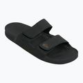 Papuci pentru bărbați Quiksilver Rivi Leather Double Adjust black 1