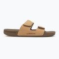 Papuci pentru bărbați Quiksilver Rivi Leather Double Adjust tan 1 2
