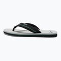Quiksilver bărbați Molokai Layback Saturn flip flop alb și negru AQYL101319 11