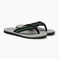Quiksilver bărbați Molokai Layback Saturn flip flop alb și negru AQYL101319 4