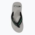 Quiksilver bărbați Molokai Layback Saturn flip flop alb și negru AQYL101319 6