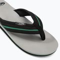 Quiksilver bărbați Molokai Layback Saturn flip flop alb și negru AQYL101319 7