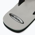 Quiksilver bărbați Molokai Layback Saturn flip flop alb și negru AQYL101319 8