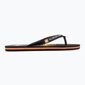 Quiksilver bărbați Molokai Wordblock flip flop negru și albastru AQYL101287 2