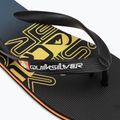 Quiksilver bărbați Molokai Wordblock flip flop negru și albastru AQYL101287 8