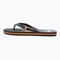 Quiksilver bărbați Molokai Wordblock flip flop negru și albastru AQYL101287 11