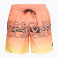 Pantaloni scurți de înot pentru bărbați Quiksilver Everyday Wordblock Volley 17" portocaliu EQYJV04005-MHV6