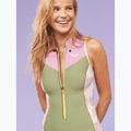 Costum de înot pentru femei ROXY 1.5 mm Long John palmed out light gray 12