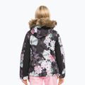 Jachetă de snowboard pentru copii ROXY Jet Ski Girl adevărat negru floare neclară floare 3