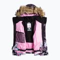 Jachetă de snowboard pentru copii ROXY Jet Ski Girl adevărat negru floare neclară floare 9