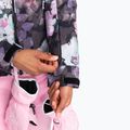 Jacheta de snowboard pentru femei ROXY Jet Ski negru adevărat floare neclară floare 8