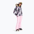 Jacheta de snowboard pentru femei ROXY Jet Ski negru adevărat floare neclară floare 9