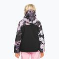 Jachetă de snowboard pentru copii ROXY Greywood Girl negru adevărat floare neclară floare 3