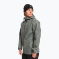 Quiksilver Shredder Shredder Hoodie tie dye adevărat negru snowboard sweatshirt negru 4