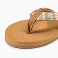 Papuci pentru femei  ROXY Porto Raffia II multi/olive 7