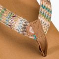 Papuci pentru femei  ROXY Porto Raffia II multi/olive 8