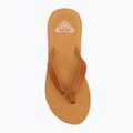 Șlapi pentru femei ROXY Porto Motif tan 5