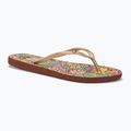 Papuci pentru femei  ROXY Bermuda Print brown combo