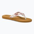 Papuci pentru femei  ROXY Paia V white/crazy pink print
