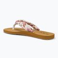 Papuci pentru femei  ROXY Paia V white/crazy pink print 3