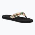Papuci pentru femei  ROXY Paia V black/pink/soft lime
