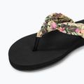 Papuci pentru femei  ROXY Paia V black/pink/soft lime 7