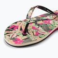 Papuci pentru femei  ROXY Portofino III black/pink/soft lime 8