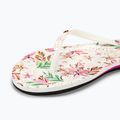 Papuci pentru femei  ROXY Portofino III white/crazy pink print 8