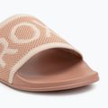 Papuci pentru femei ROXY Slippy Knit wheat/turkish coffee 7