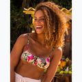Partea de sus a costumului de baie ROXY Printed Beach Classics Bralette anthracite palm song s 10
