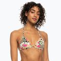 Partea de sus a costumului de baie ROXY Printed Beach Classics Tiki Tri anthracite palm song s 2