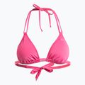 Partea de sus a costumului de baie ROXY Beach Classics Tiki Tri shocking pink