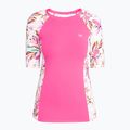 Tricou de înot pentru femei ROXY Lycra Printed white happy tropical swim 5