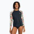 Longsleeve de înot pentru femei ROXY Lycra Printed anthracite palm song s 2