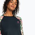 Longsleeve de înot pentru femei ROXY Lycra Printed anthracite palm song s 6