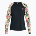 Longsleeve de înot pentru femei ROXY Lycra Printed anthracite palm song s