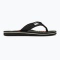 Papuci pentru bărbați Quiksilver Molokai Layback II black / orange / green 2