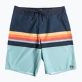 Pantaloni scurți de baie pentru bărbați Billabong All Day HTR Stripes OG albastru