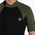 Spumă de înot pentru bărbați Billabong 2 mm Foil Back Zip Spring moss 5