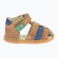 Sandale pentru copii Kickers Kick Pod camel/navy 2
